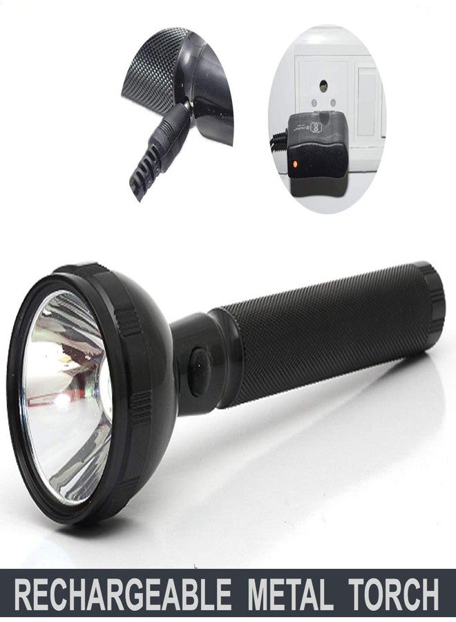 DotCom Rechargeable Aluminum Alloy Flashlight| with Three Level Lights Adjustments | Compact & Portable LED Torch Durable and Waterproof Torch Light for Camping, Hiking and Outdoors (Traditional) - Image 4